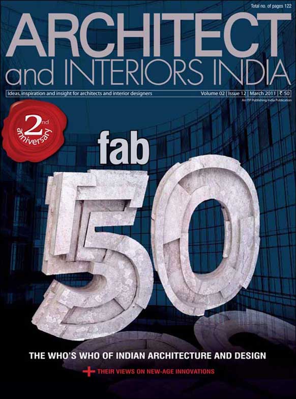 Architect and Interiors India - Vol 02, Issue 12.